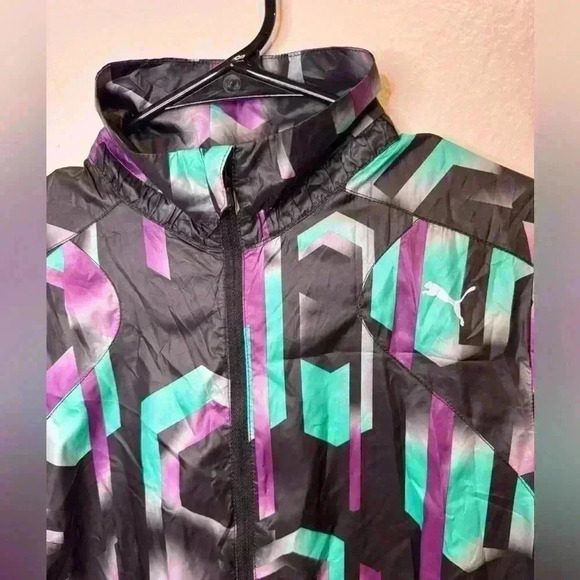 Puma Sportlifestyle Complete Vintage Running Cell Wind Windbreaker Jacket Size M - Picture 3 of 6